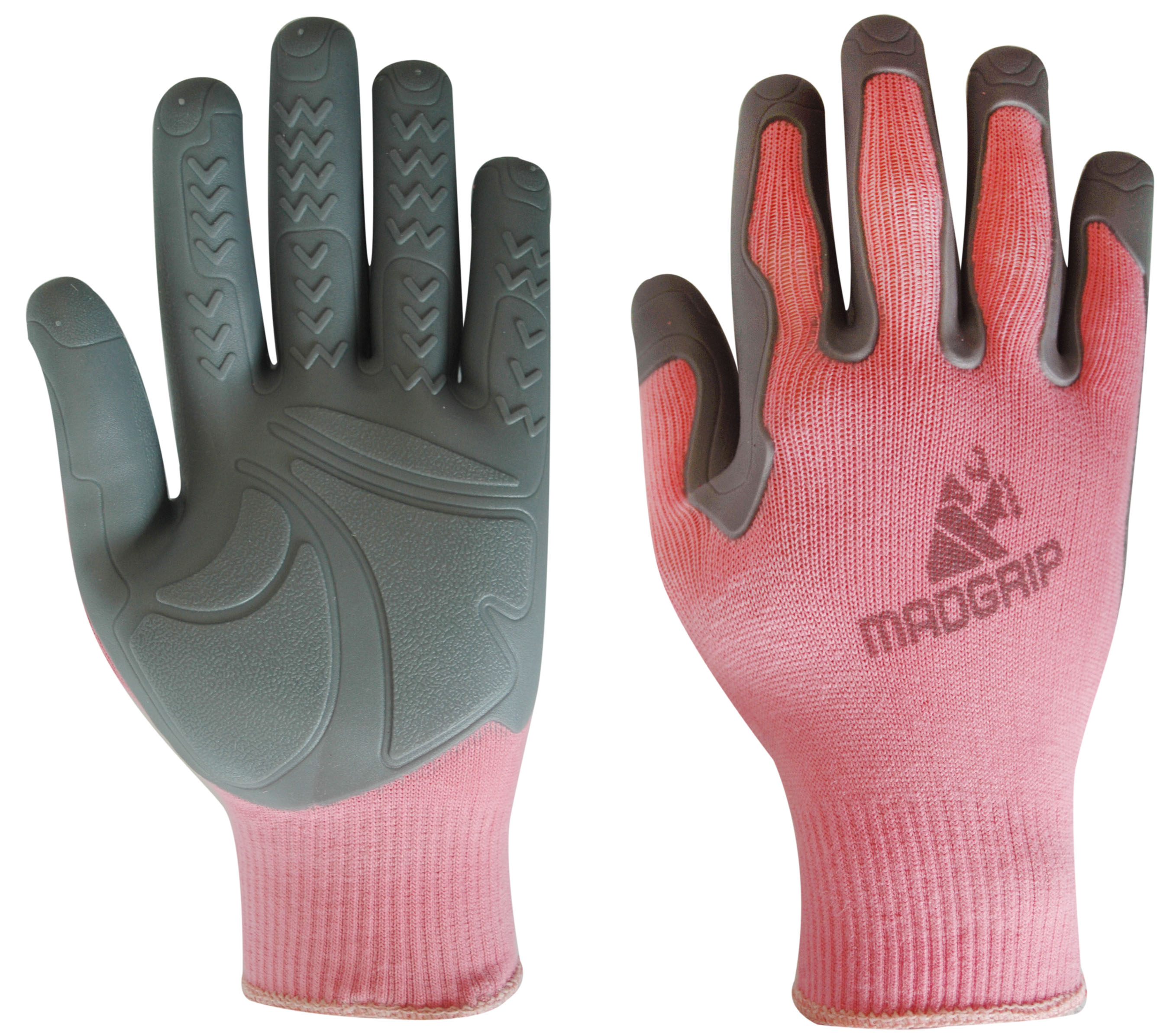 MadGrip Pro Palm Knuckler Formula 100 700915 Arbeitshandschuhe in bester Markenqualität Rot mit Knöchelschutz L-XL. Gr 